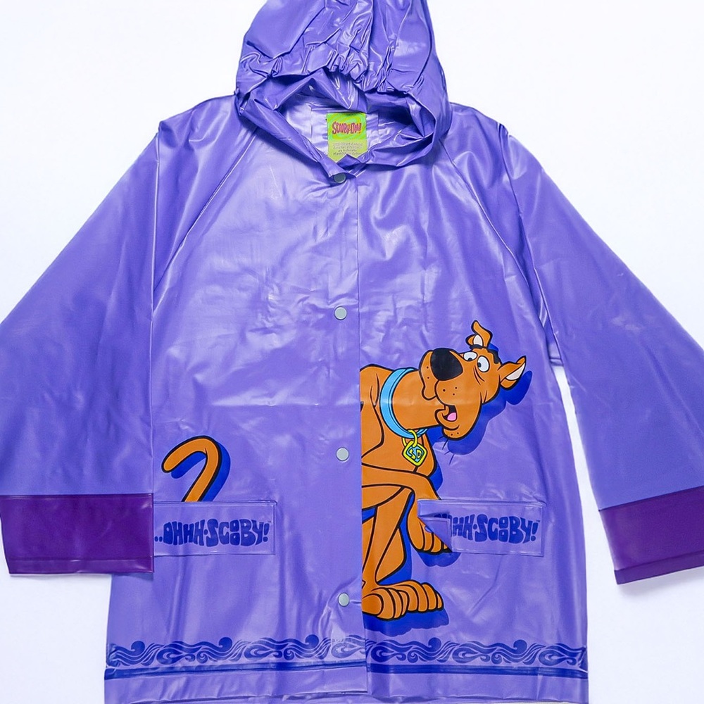 Y2K (‘02) Dead Stock Scooby Doo Raincoat Children’s Size 7 BRAND NEW WITH TAGS!